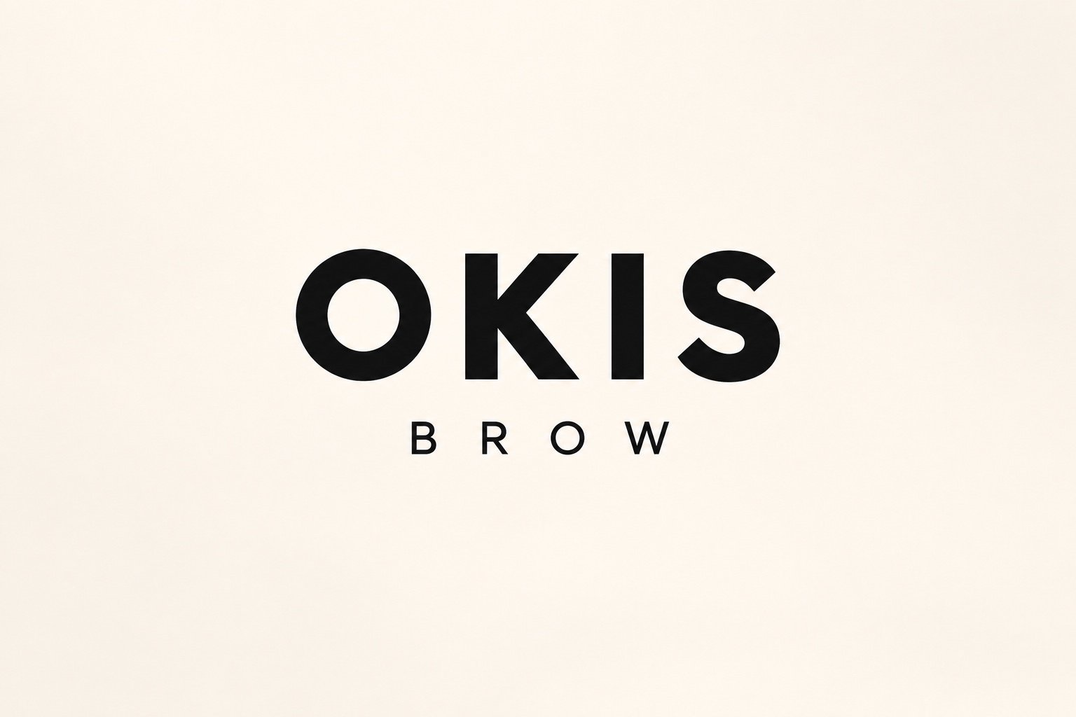 OKIS BROW logotipas